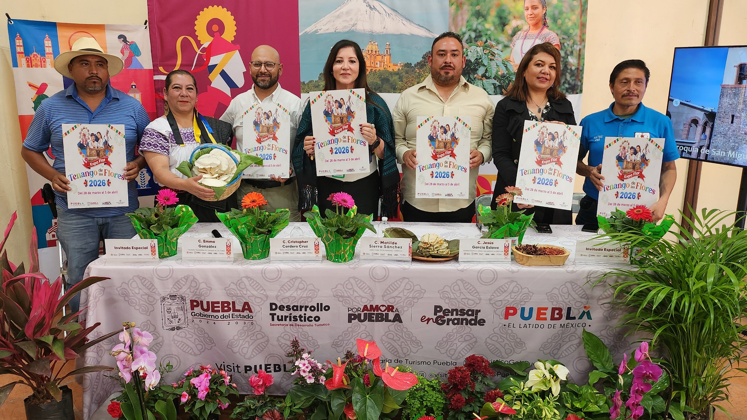 Puebla lista para la Expo Flor de Tenango de las Flores