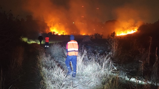 Controlaron 2  incendios en San Pedro Cholula
