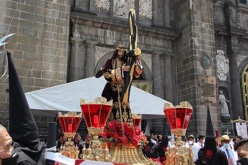 Procesión del Silencio en Puebla, icono de piedad y fe en México.