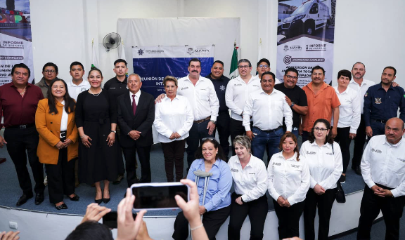 Mesa de seguridad intermunicipal en San Gregorio Atzompa