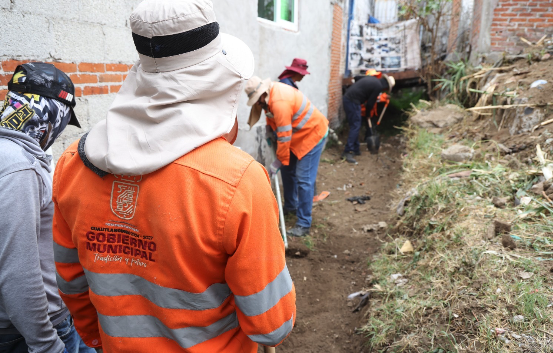En Cuautlancingo se realizan acciones preventivas ante temporada de lluvias