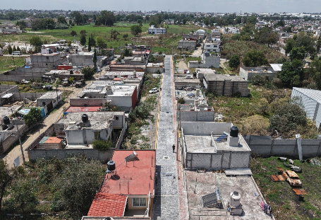 La Obra comunitaria, transforma vialidades en Cuautlancingo