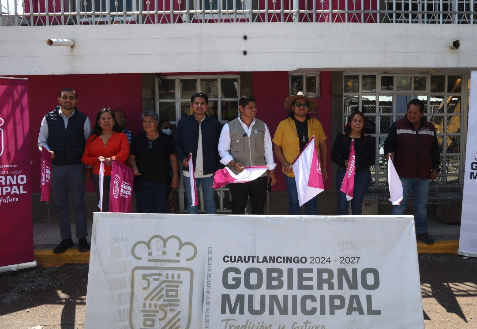 Omar Muñoz da banderazo de inicio de la ampliación de drenaje sanitario en “El Nopalito”
