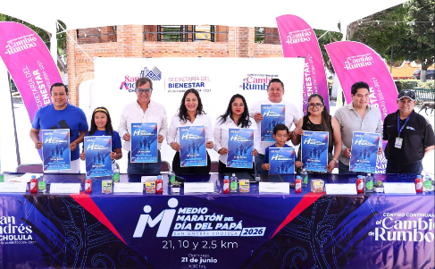 El Medio Maratón del Día del Padre, en San Andrés Cholula, el 21 de junio