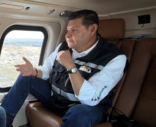 Eventos de Semana Santa, supervisados por Alejandro Armenta, vía aérea