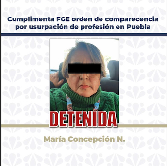 Se ostentaba como Química Farmacobióloga pero sin título