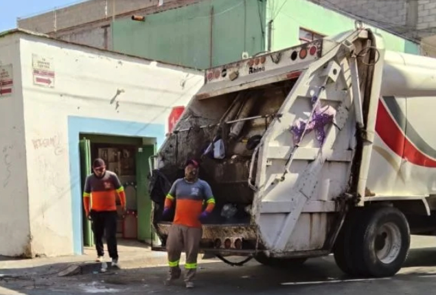 En San Pedro Cholula se restablece el servicio de recolección de la basura