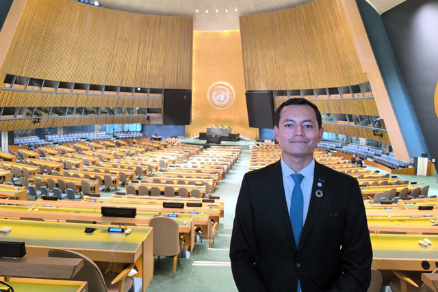 Participa estudiante BUAP en foro mundial de la ONU