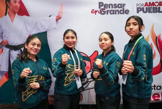 Puebla subió al podio nacional en Karate Do
