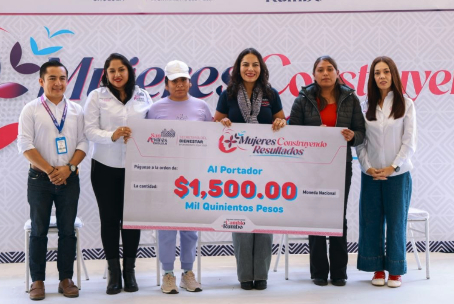 Mil 400 mujeres sanandreseñas beneficiadas con programa social 