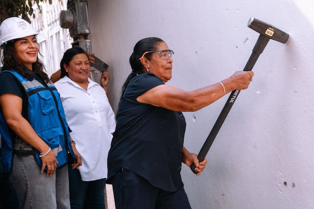 Arranca Lupita Cuautle rehabilitación de la colonia Lázaro Cárdenas