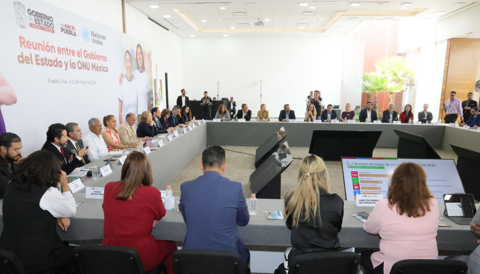 Gobierno de Puebla y ONU consolidan agenda para desarrollo sostenible