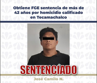 Le dan 42 años de cárcel por homicidio