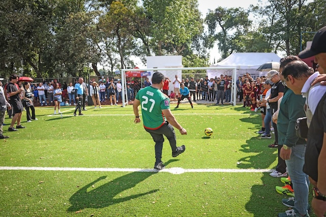 Estrenan moderno deportivo en Chautenco