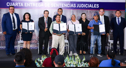 Gobierno de San Andrés Cholula entregó sentencias judiciales