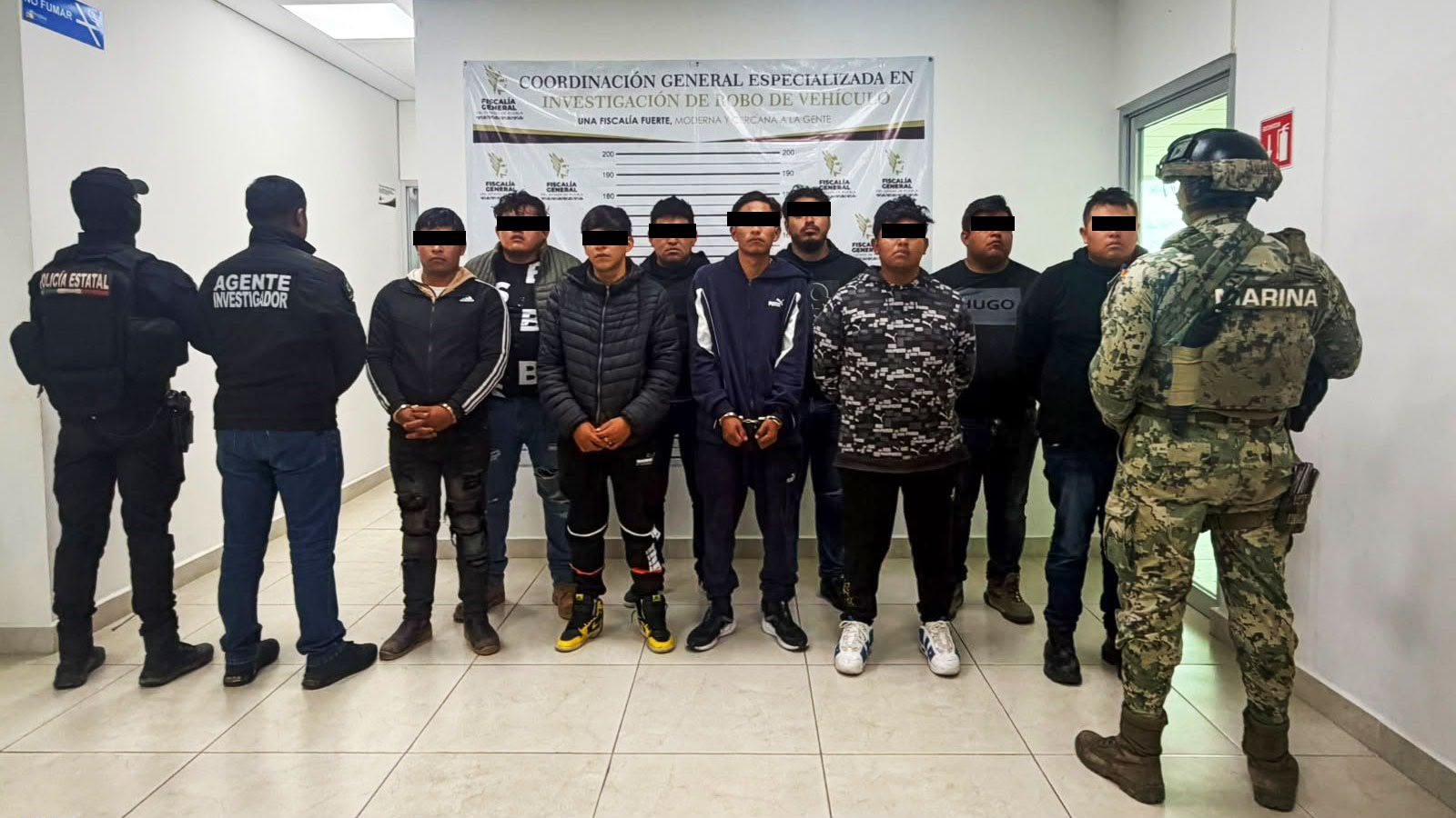 Marina, Seguridad Pública y Fiscalía asestan golpe contundente al robo a transporte de carga