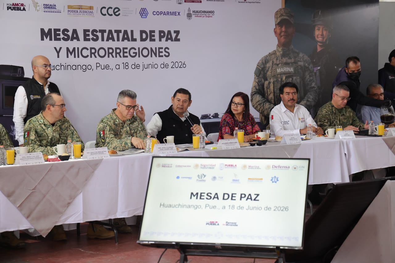 Blindan la Sierra Norte de Puebla: triple alianza por la seguridad
