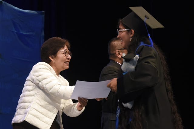 Preside Rectora Lilia Cedillo graduación del Bachillerato Internacional 5 de Mayo