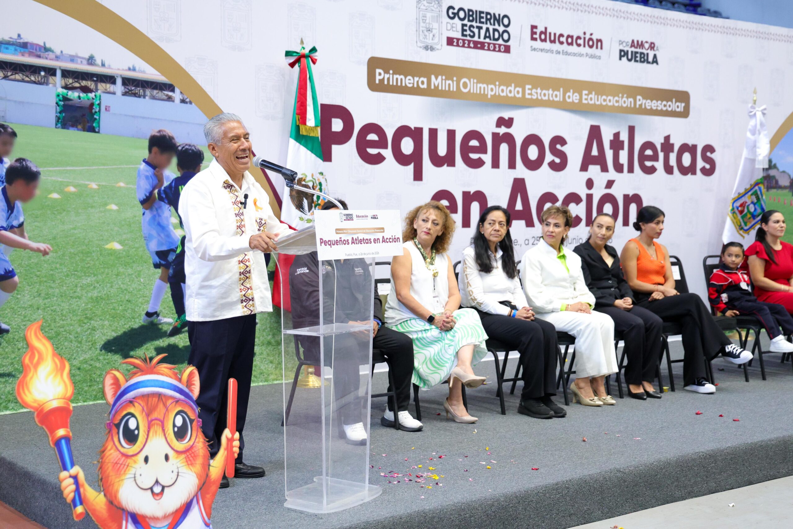 Viveros Narciso inaugura la Primera Mini Olimpiada de Educación Preescolar en Puebla