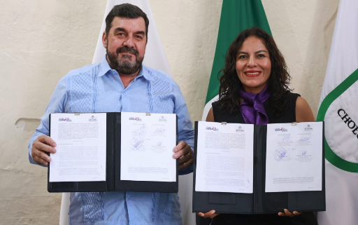 San Andrés Cholula y Atzompa signan convenio en favor de la mujer