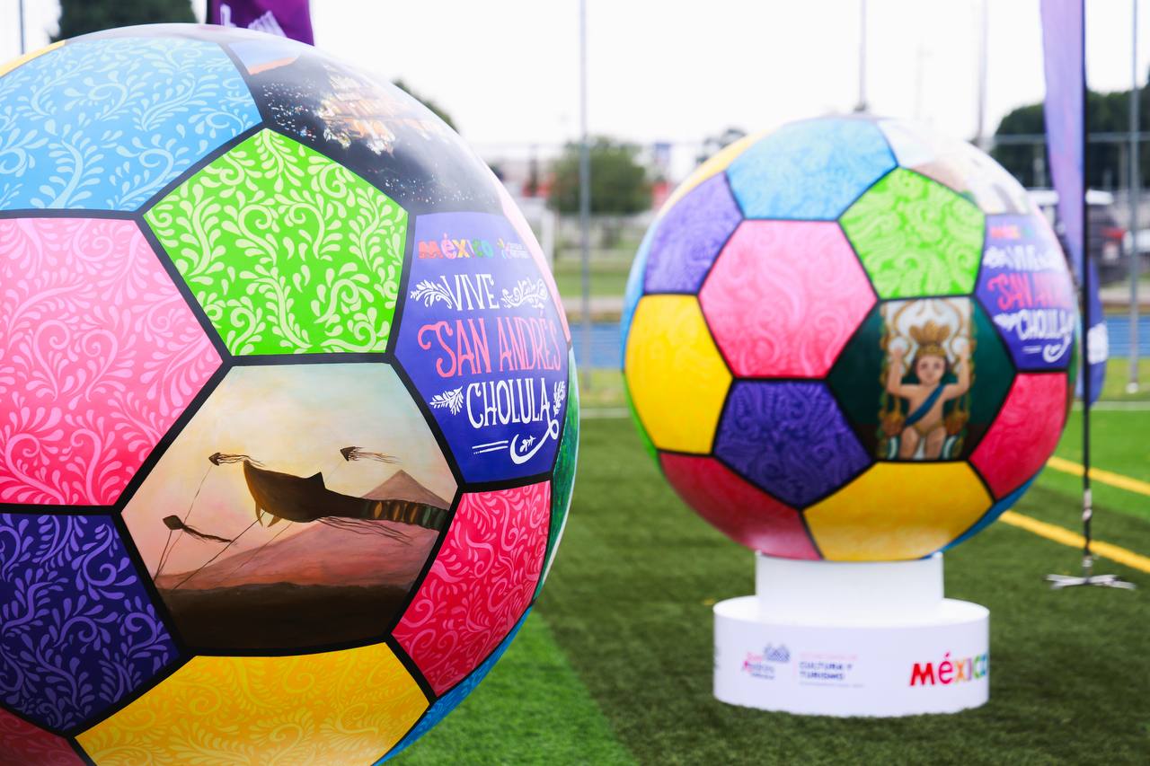 Ambiente futbolero en San Andrés Cholula