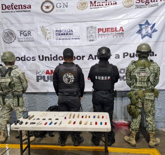 En operativo en el penal de Cholula decomisan armas punzocortantes y puntas hechizas