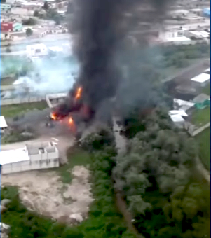 Global Gas se deslinda de explosión en bodega de Tepeaca