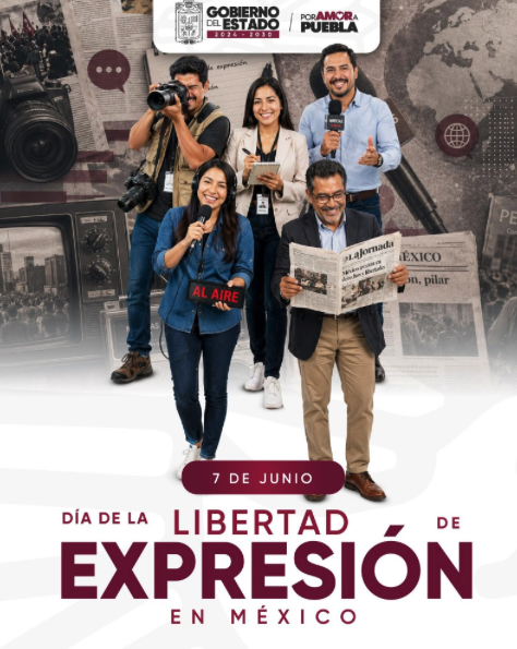 En Puebla, la libertad de expresión se defiende con hechos. 