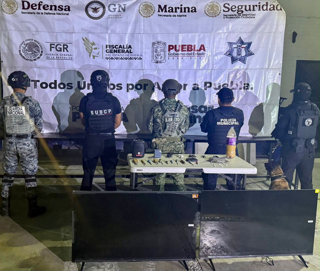 Seguridad Pública Estatal efectúa revisión al penal de Tehuacán