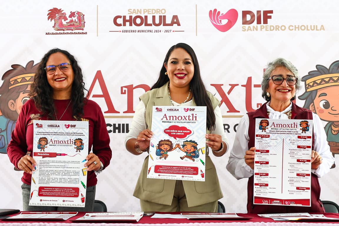 Amoxtli 2026 beneficiará a estudiantes de preescolar con útiles escolares y apoyo a las familias.