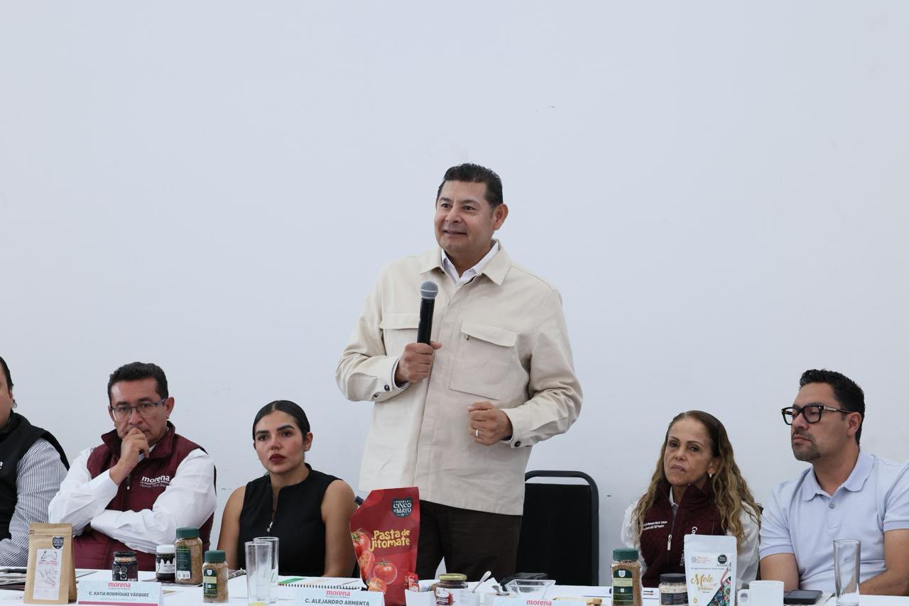 «Frenamos el robo millonario que gobiernos neoliberales hicieron a Puebla»: Armenta