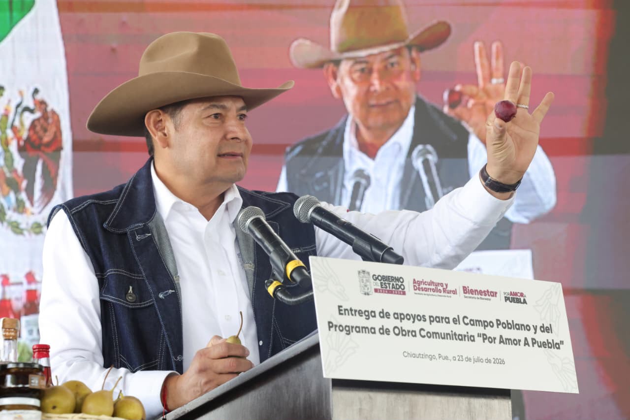 Gobierno de Puebla invierte 25.6 millones de pesos en apoyos agrícolas para la microrregión de Huejotzingo