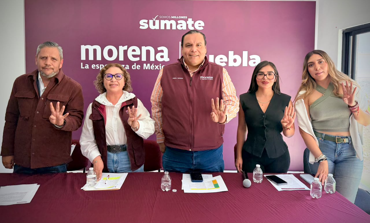 Morena Puebla defiende el voto universal ante propuestas de la oposición y destaca apoyos al campo