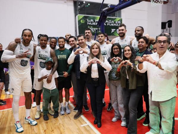 Armenta impulsa el básquetbol con Lobos Puebla