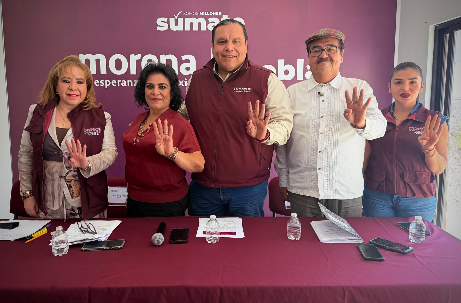 Morena Puebla respalda a Sheinbaum y critica postura de Ricardo Salinas Pliego