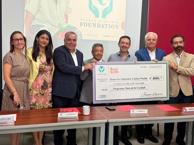  Cáritas Puebla y Fuerza Migrante Foundation lanzan campaña para combatir inseguridad alimentaria en la Mixteca