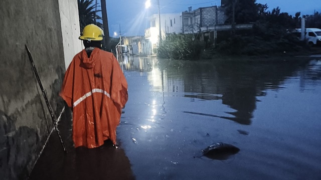 Gobierno cholulteca atiende los reportes ciudadanos por lluvias