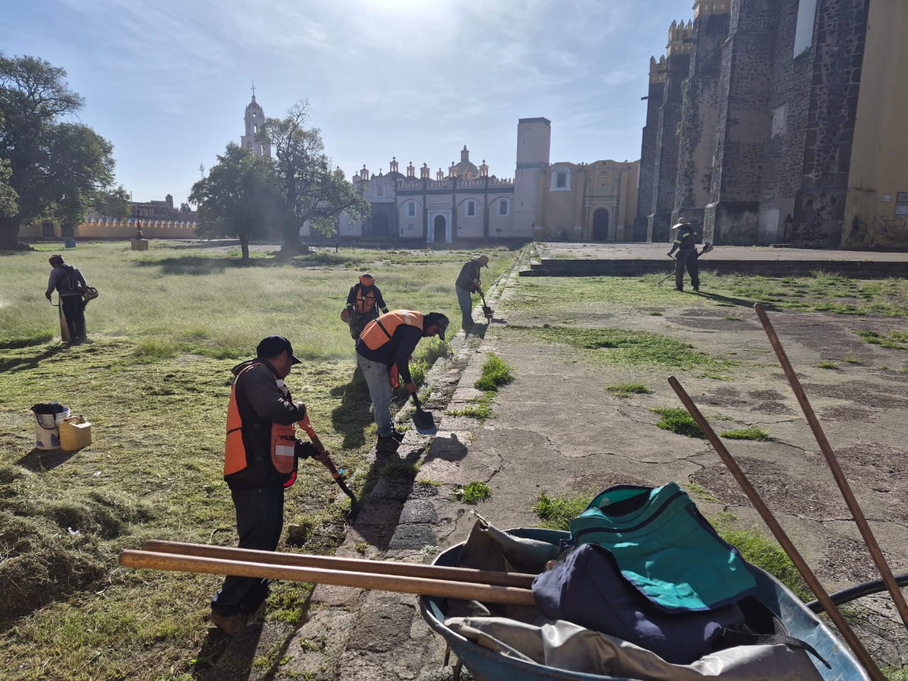 Mejor imagen  urbana de San Pedro Cholula por labores de mantenimiento