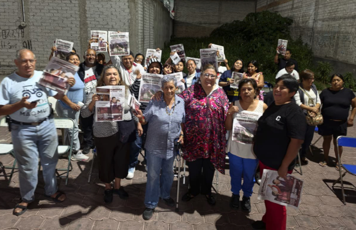 Cercania de Rosario Orozco con habitantes de Puebla y  Santa Mónica